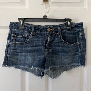 American Eagle Dark Blue Jean Shorts